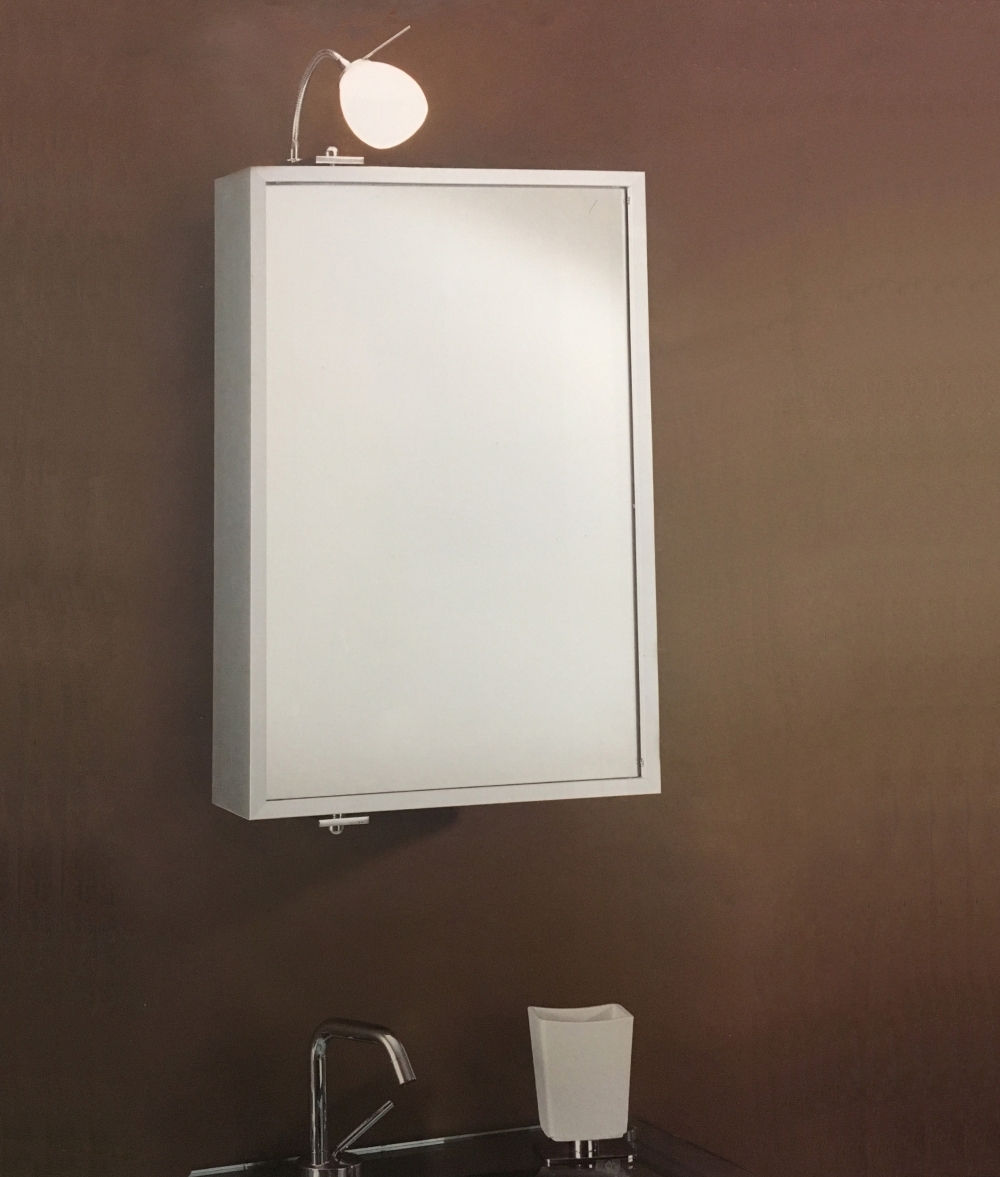 Pivoting Aluminium Bathroom Mirror Cabinet Half Price Pivoting Aluminium Bathroom Mirror Cabinet Half Price
