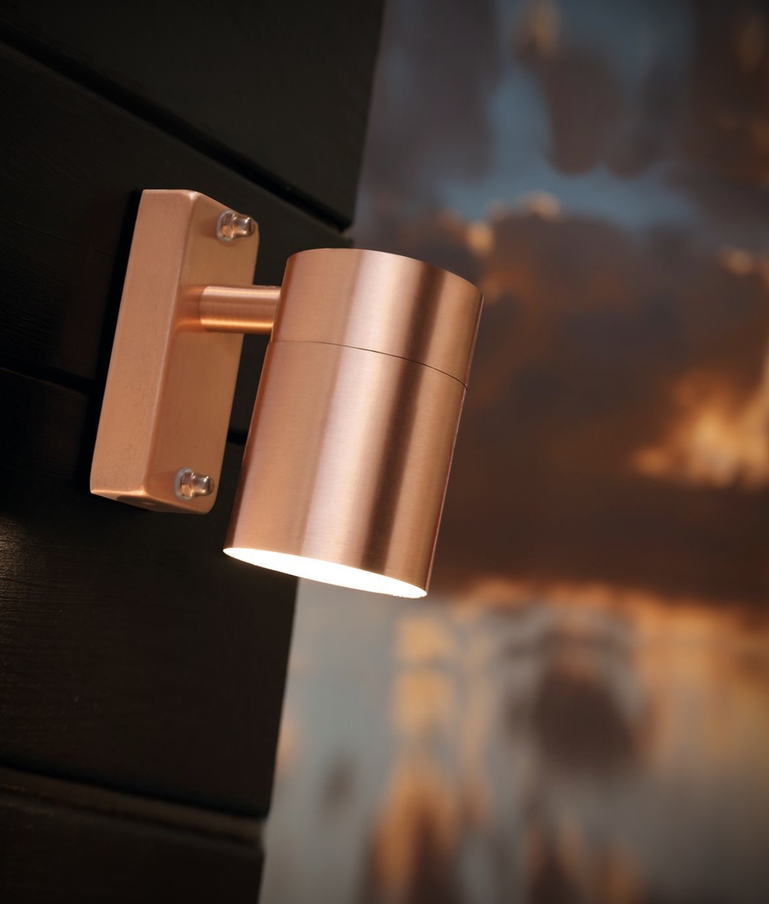 Natural Copper Wall Mounted Downlight For GU10 Lamps