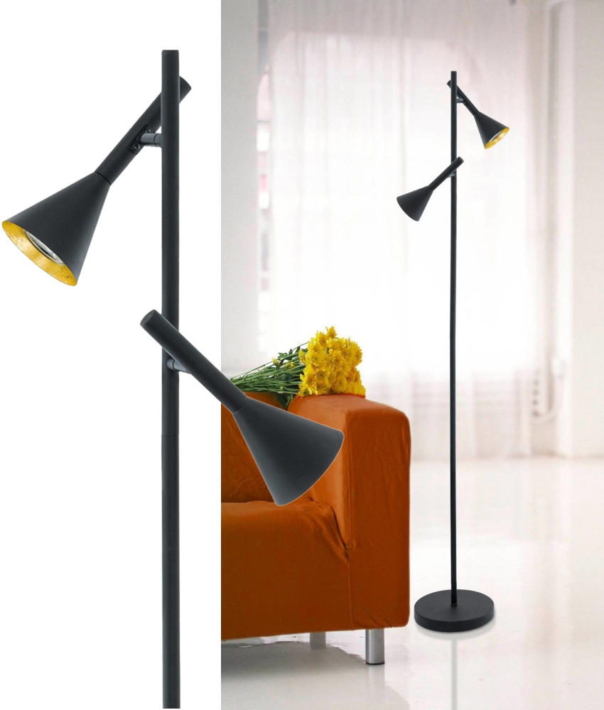 Reading Light Dual Head Adjustable Floor Lamp