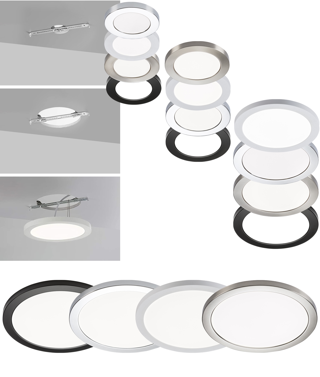 Retrofit LED Downlight Replaces any Size CFL or PL Downlight Cover