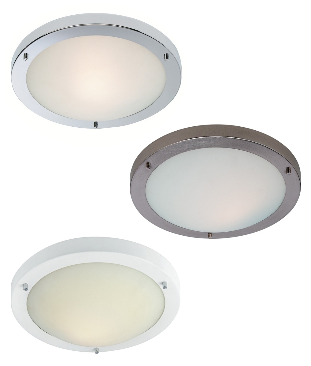 Simple Flush Ceiling Light 3 Finishes Available