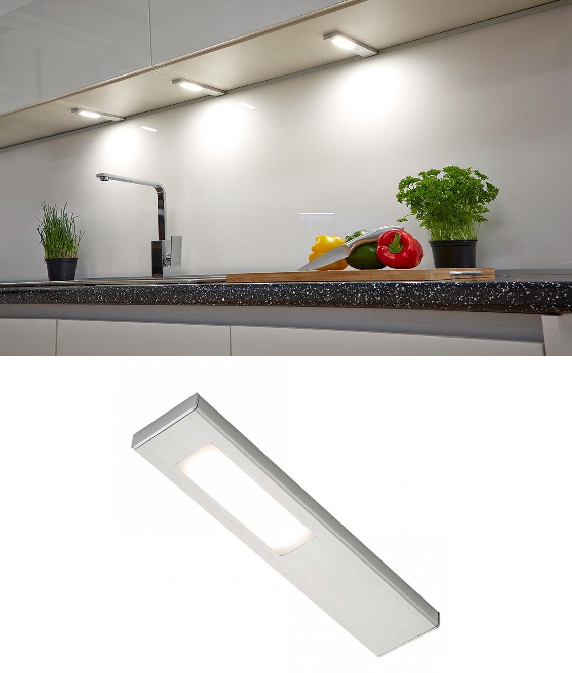 Low Profile Linear LED Surface Mounted Under Lighting