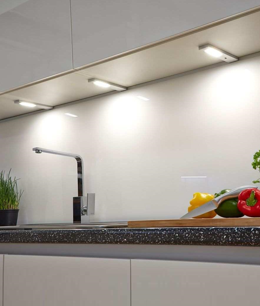 Slim Surface Mounted Under Cabinet Spot Lighting Slim Surface Mounted Under Cabinet Spot Lighting