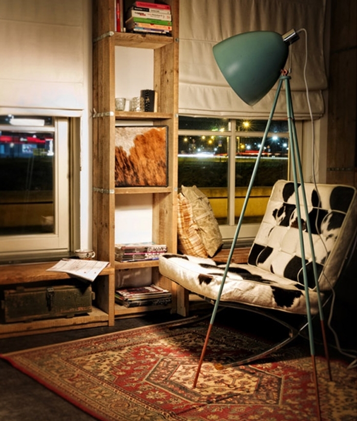 mint green floor lamp
