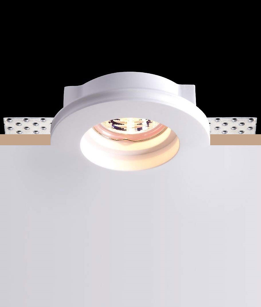 Halogen GU10 Fixed Ceiling Light Spotlights Downlights Recessed Fitting UK LED 