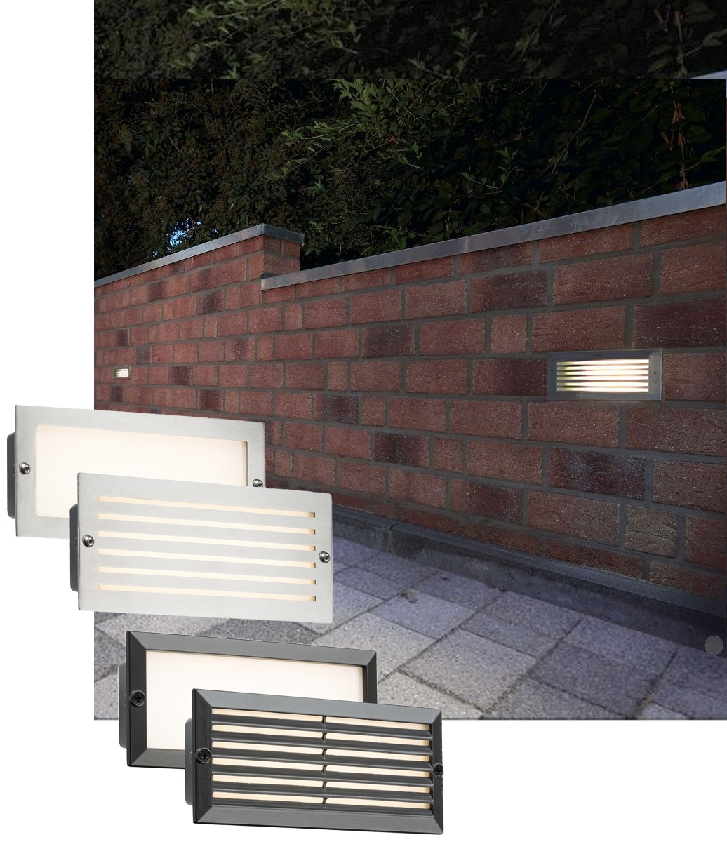 Project Priced Recessed Brick Lights with Two Designs