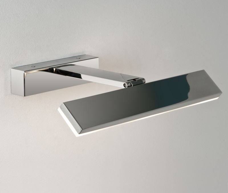 Chrome bathroom light fixtures