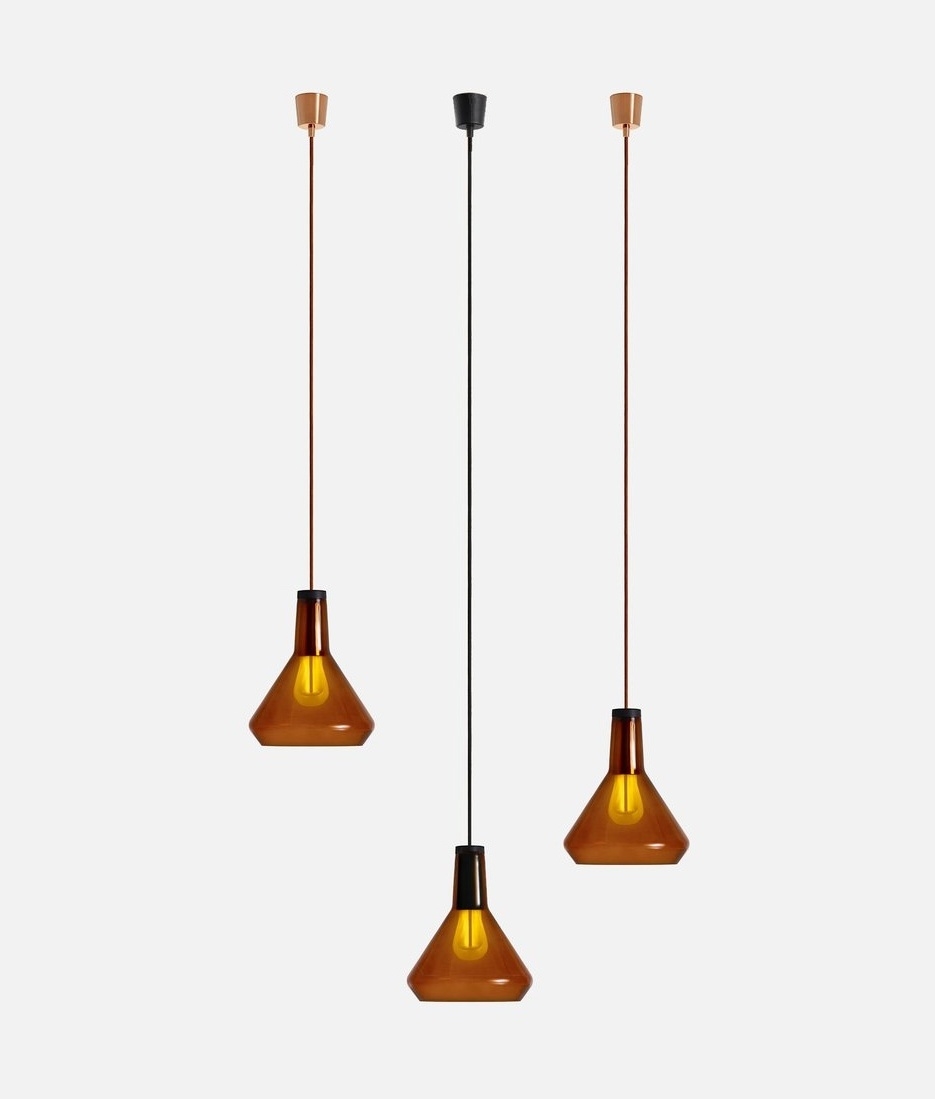 Hand blown glass lighting uk