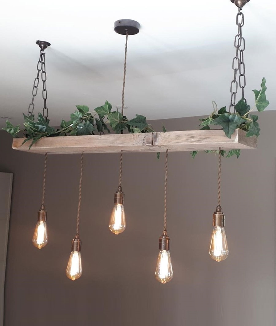 Rustic on sale drop lights