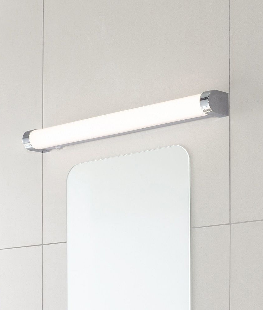 Modern LED Bathroom Wall Light Switched Ideal for Above Mirrors