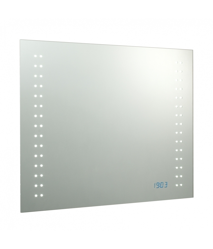 LED Bathroom Mirror Built-in LED Clock 600mm