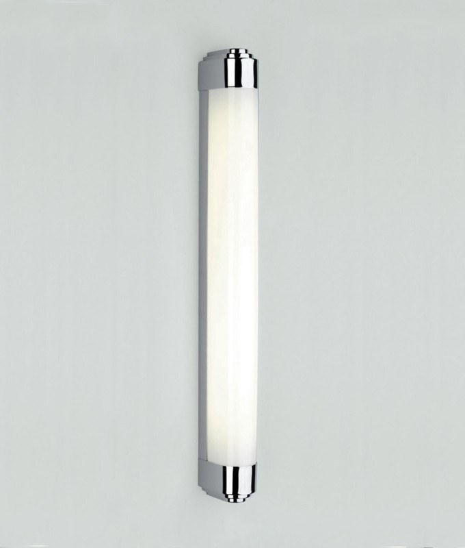 Chrome Art Deco Wall Light for bathroom mirrors and walls