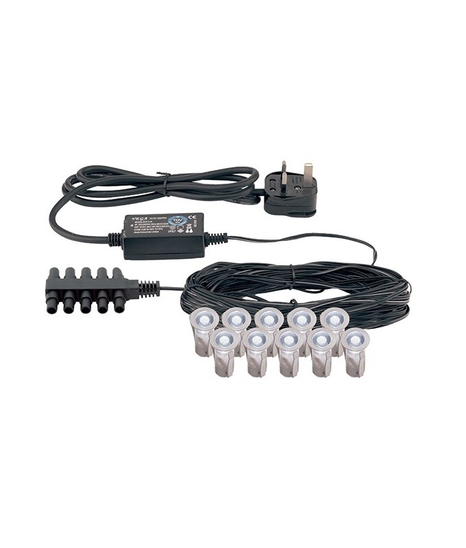 Led Bathroom Plinth Lights ten light round led kit - bathroom Led Bathroom Plinth Lights ten light round led kit - bathroom