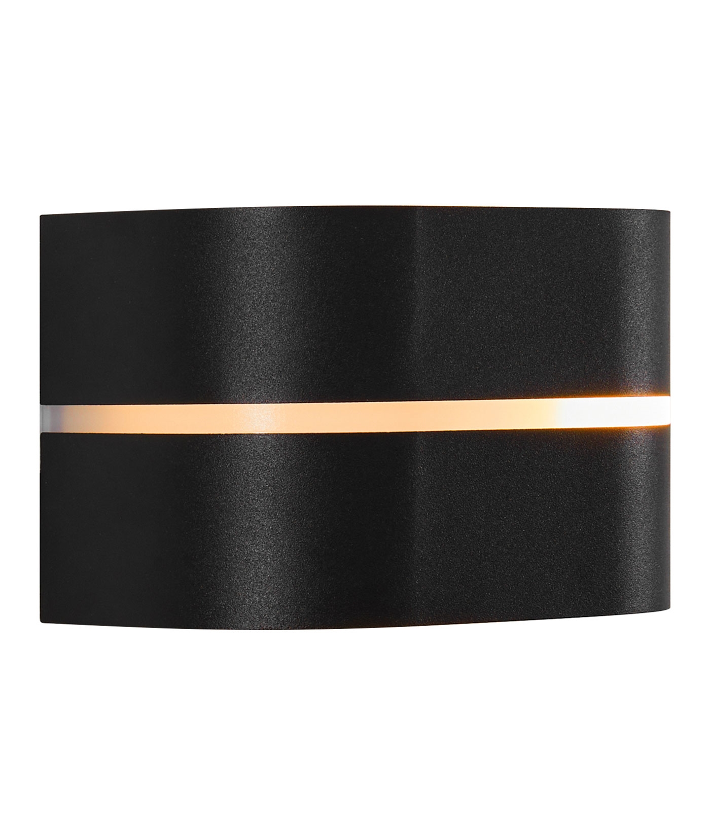 Curved Up and Down Exterior Wall Light in 3 Finishes