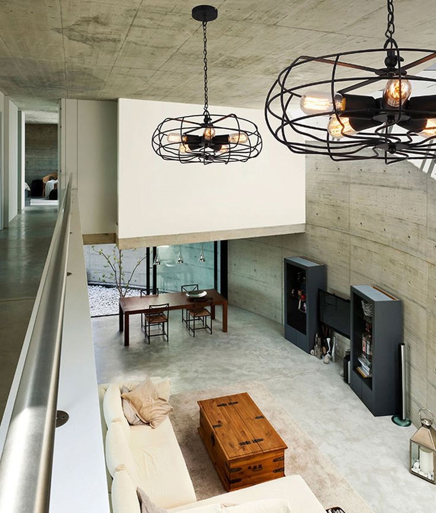 Loft style ceiling shop lights