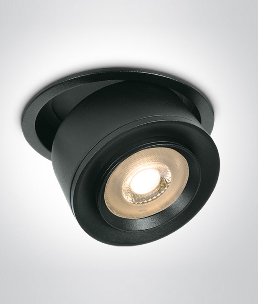 LED Recessed and Adjustable Ceiling Downlight with Filter