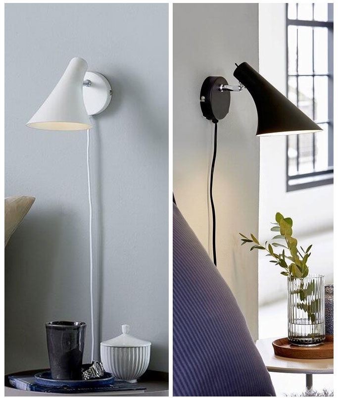 Chrome plug online in wall light