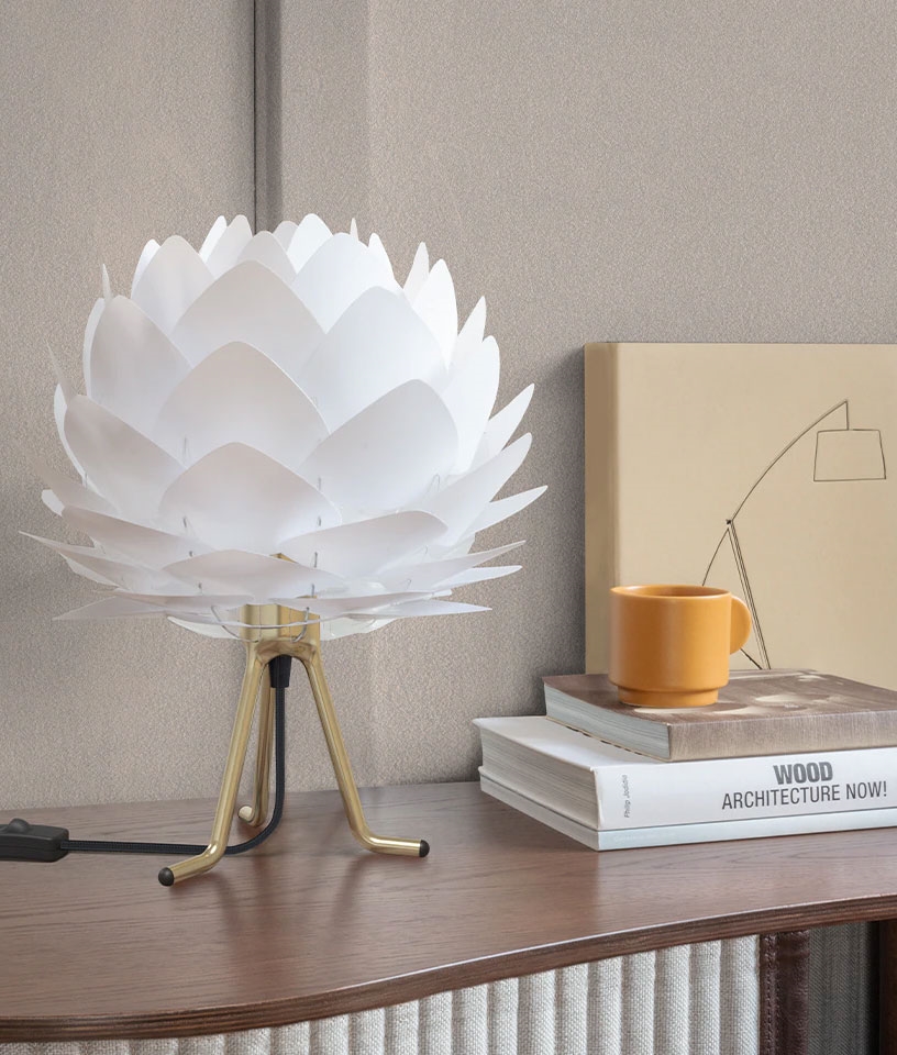 Table Base Tripod Style, Bendable Height 186mm 4 Finishes