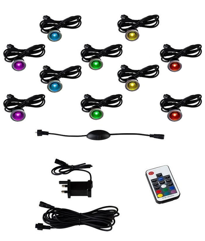 Affordable IP67 RGB ColourChanging LED Kit for Kitchen Plinths and