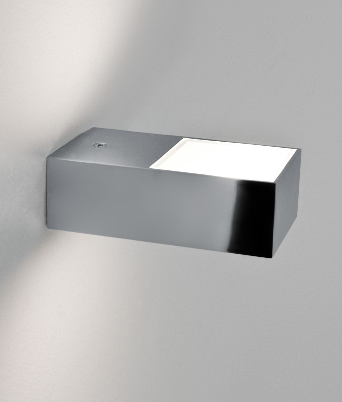 Mini Chrome Bright Bathroom Wall Light