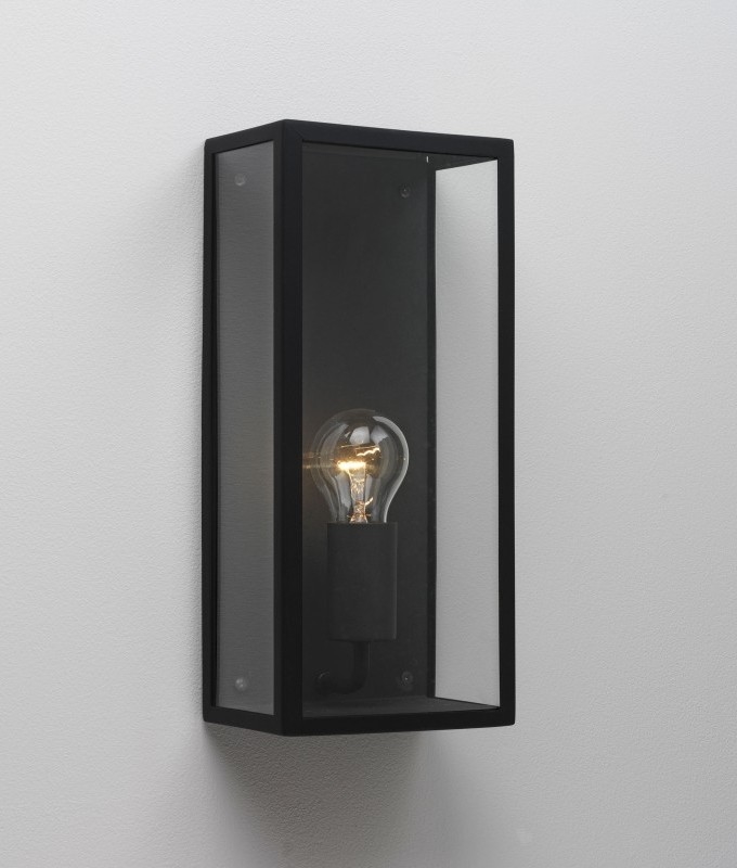 Simple Tall Black Exterior Wall Light H, Flush Mount Exterior Wall Light Fixtures