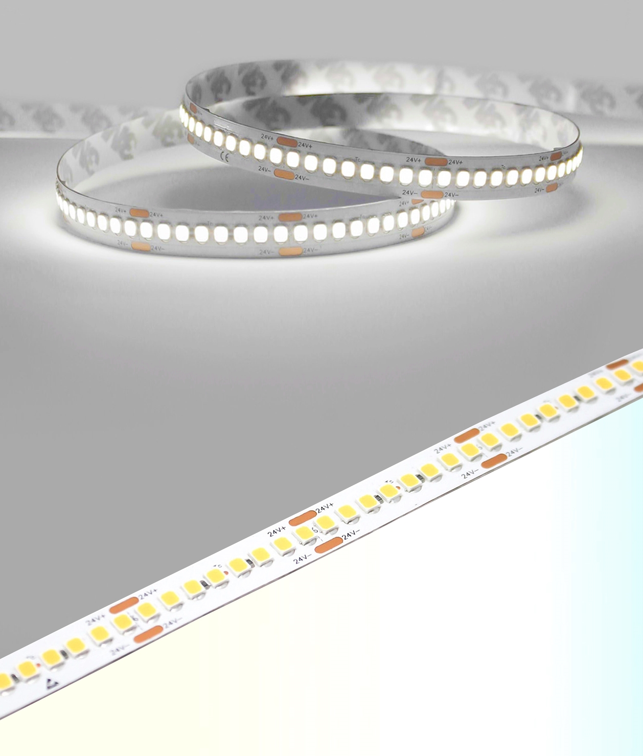 Flexible LED Lighting Tape Single Colour White 240 LEDs Per Metre