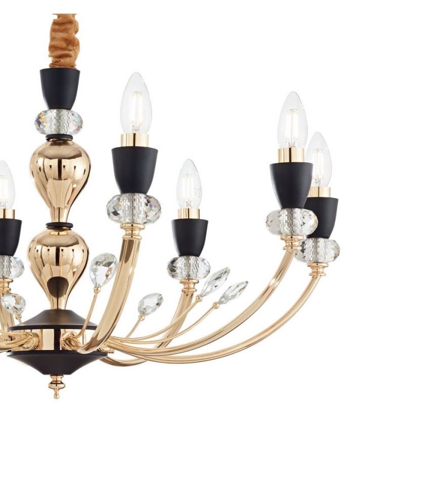 Oversized discount gold chandelier