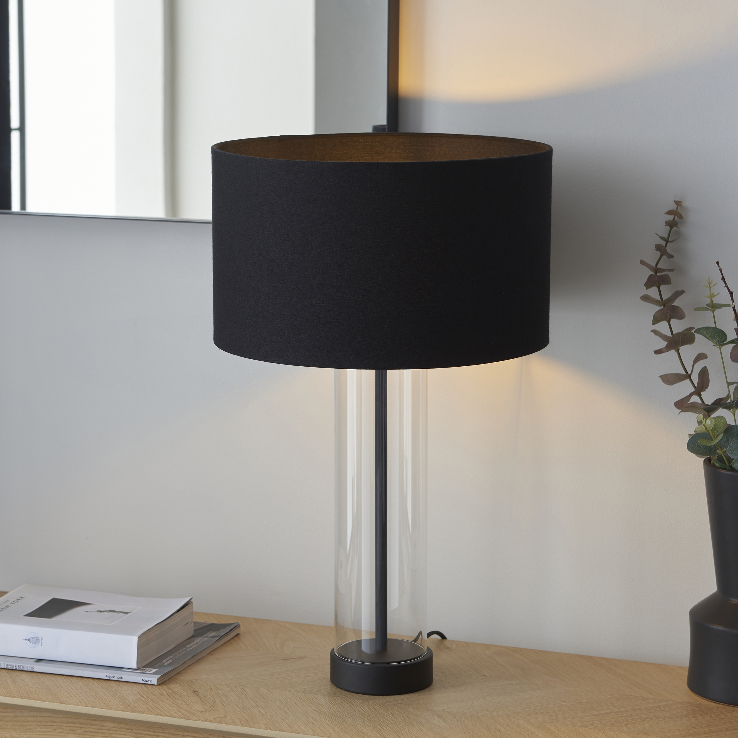 Glass touch table lamp deals
