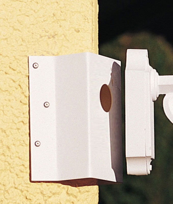 Corner mounting bracket for outside light discount