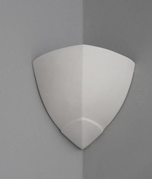 Ceramic Point Detail Corner Uplighter