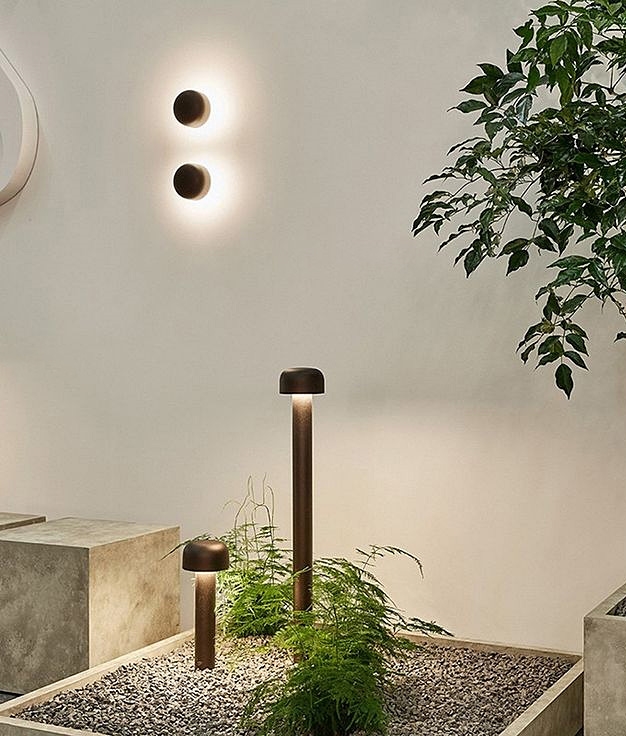 Flos Matt Stainless Steel Bellhop Outdoor Wall Light IP65