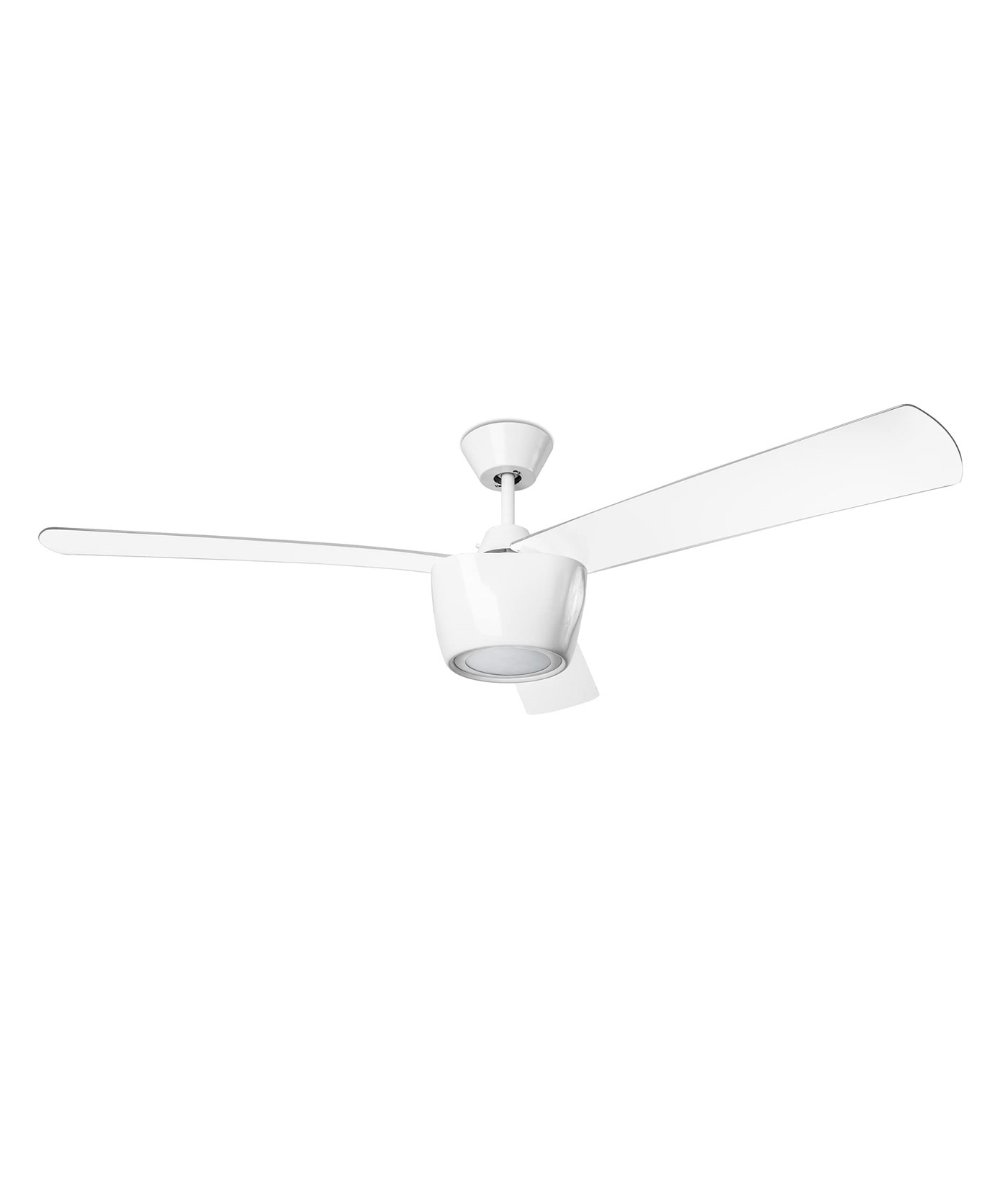 Easy Install Ceiling Fan LED Three Blade Clear Blades With Integrated