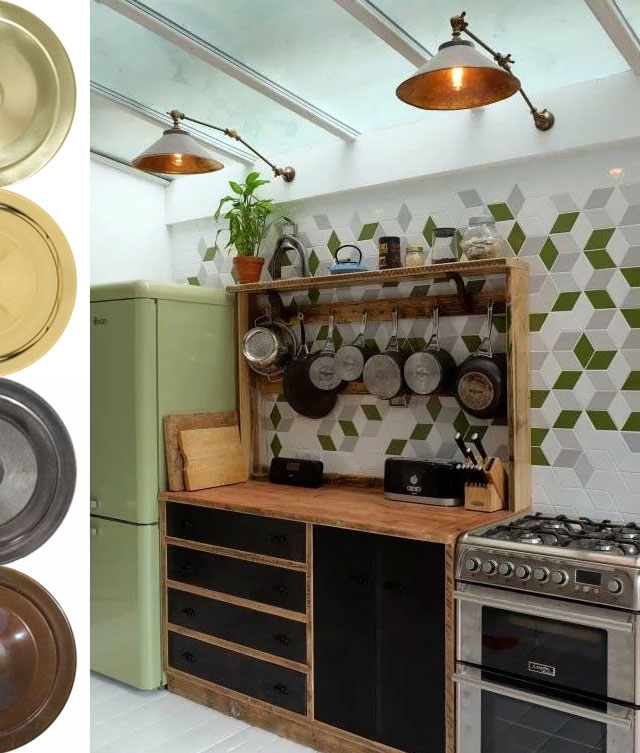 Brass kitchen discount wall lights