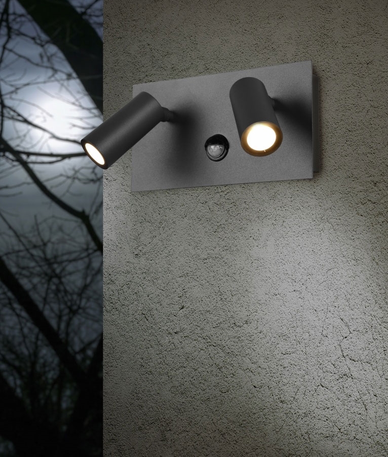 Wall Mounted Spotlights for Outdoors Single or Twin Spots PIR