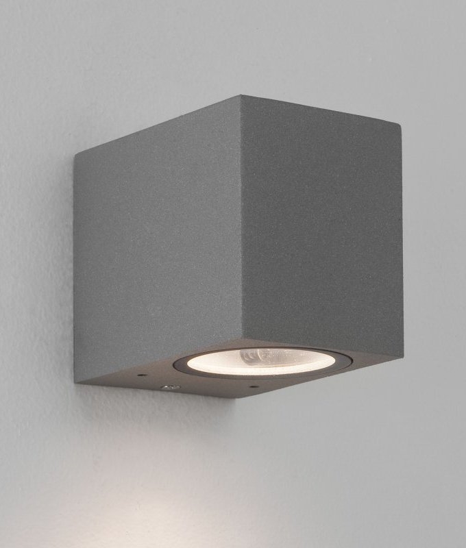 Miniature Gu10 Exterior Wall Light Compact Gu10 Exterior Wall Light Ip44 Black White Or Painted Silver Finish