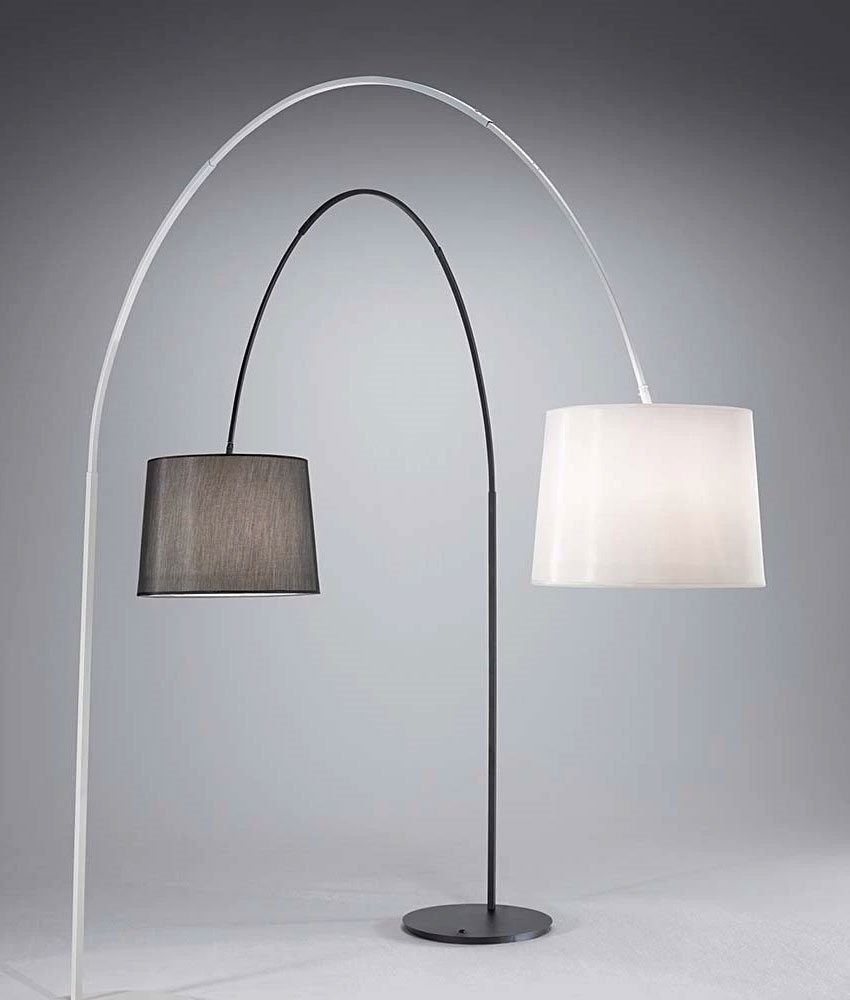 Wide Reaching 2280mm Floor Lamp With Shade, Extra Tall Floor Lamps Uk