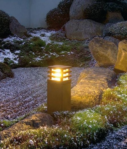 Corten Steel ED or E27 Rusty Bollard Light 400mm or 700mm High