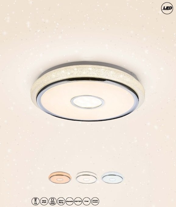 Led colour changing ceiling store flush light with remote control