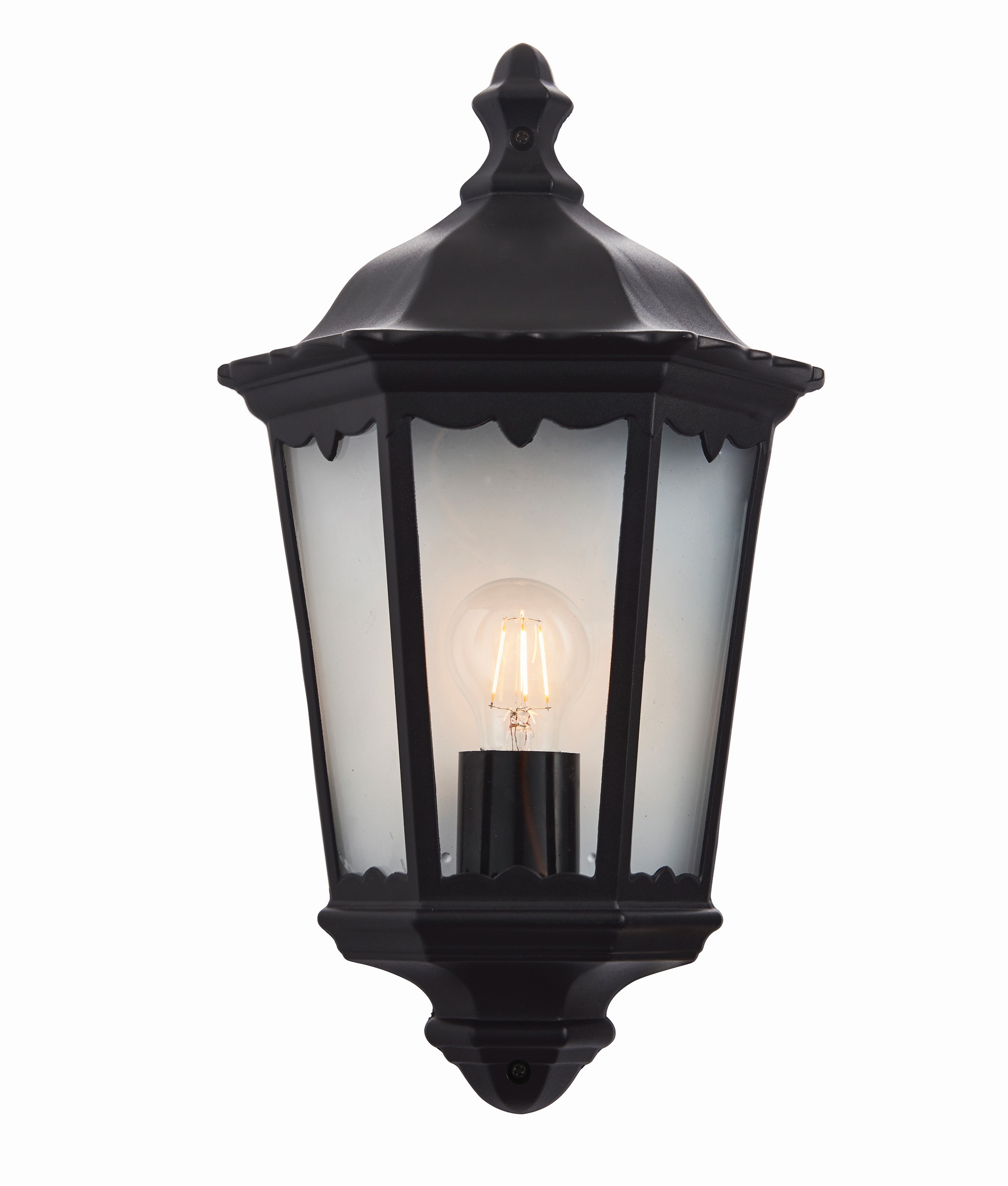 IP44 Die Cast Ornate Outdoor Flush Mounted Wall Light