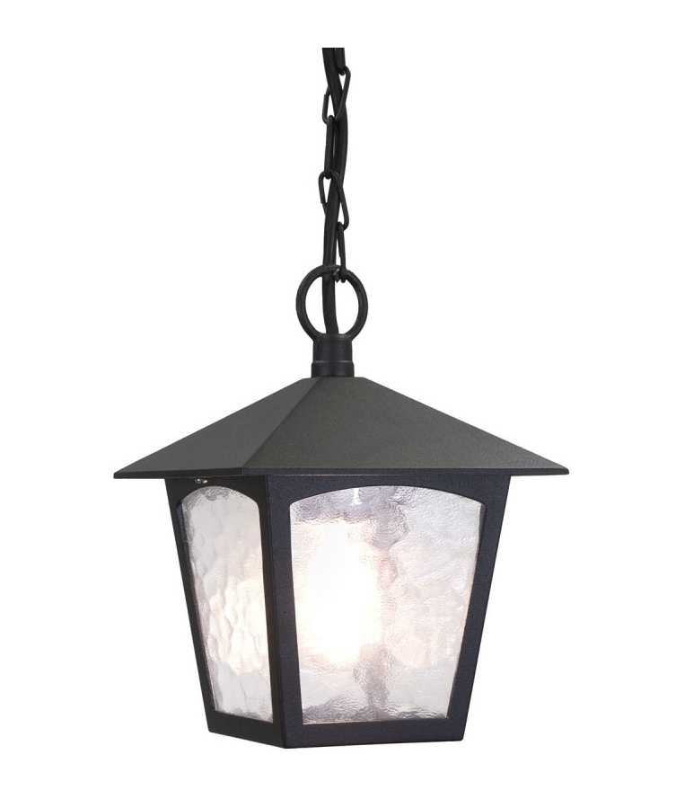 Traditional Lantern On Hanging Chainlink Suspension