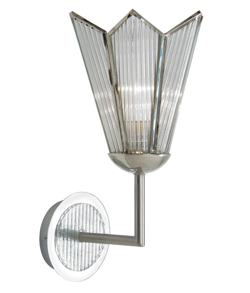 Art Deco Reeded Wall Light