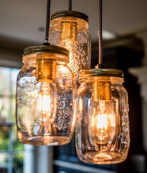 Mason jar pendant lights hot sale