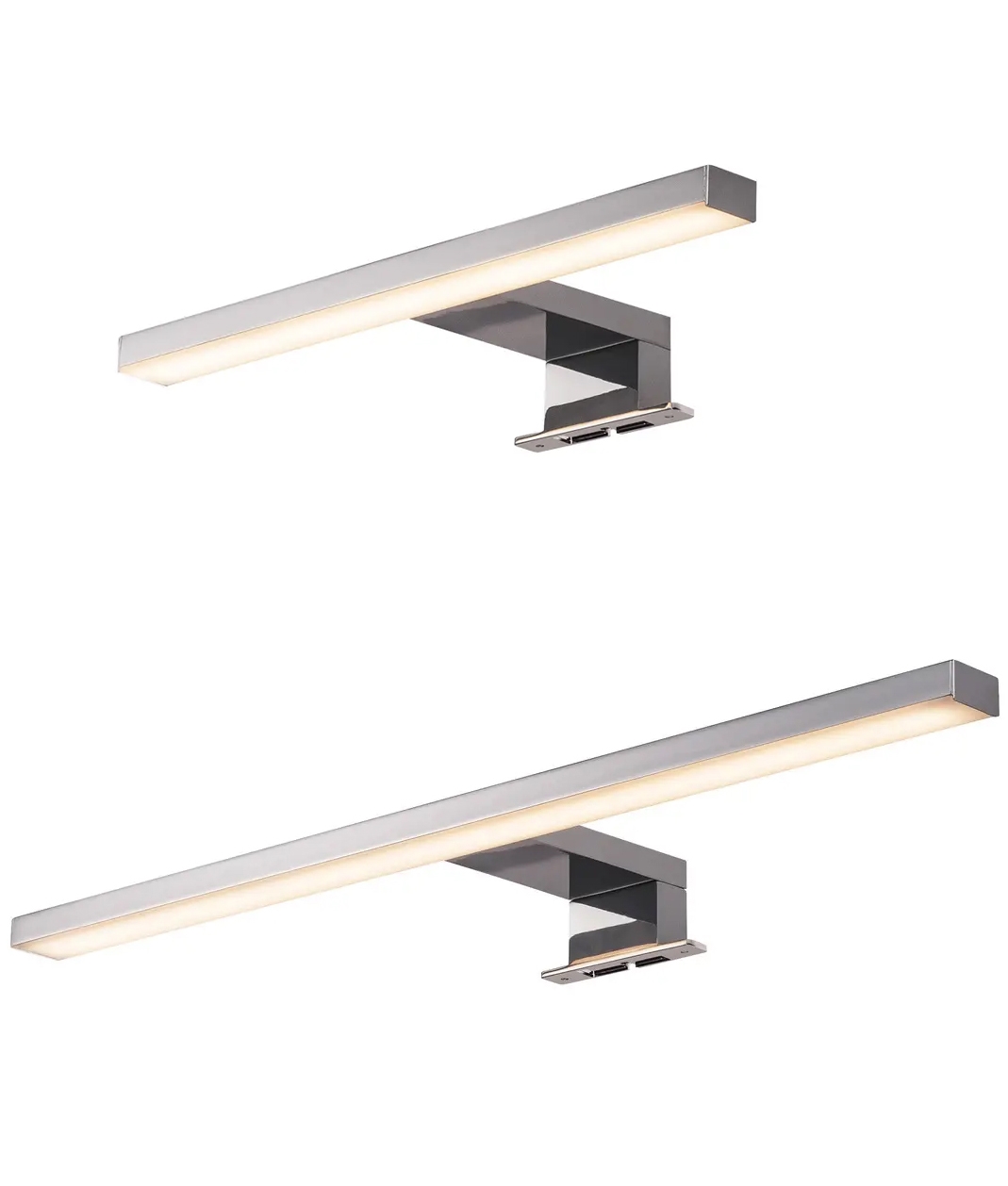 Light For Use Over a Bathroom Cabinet - Retro-fit LED in Chrome