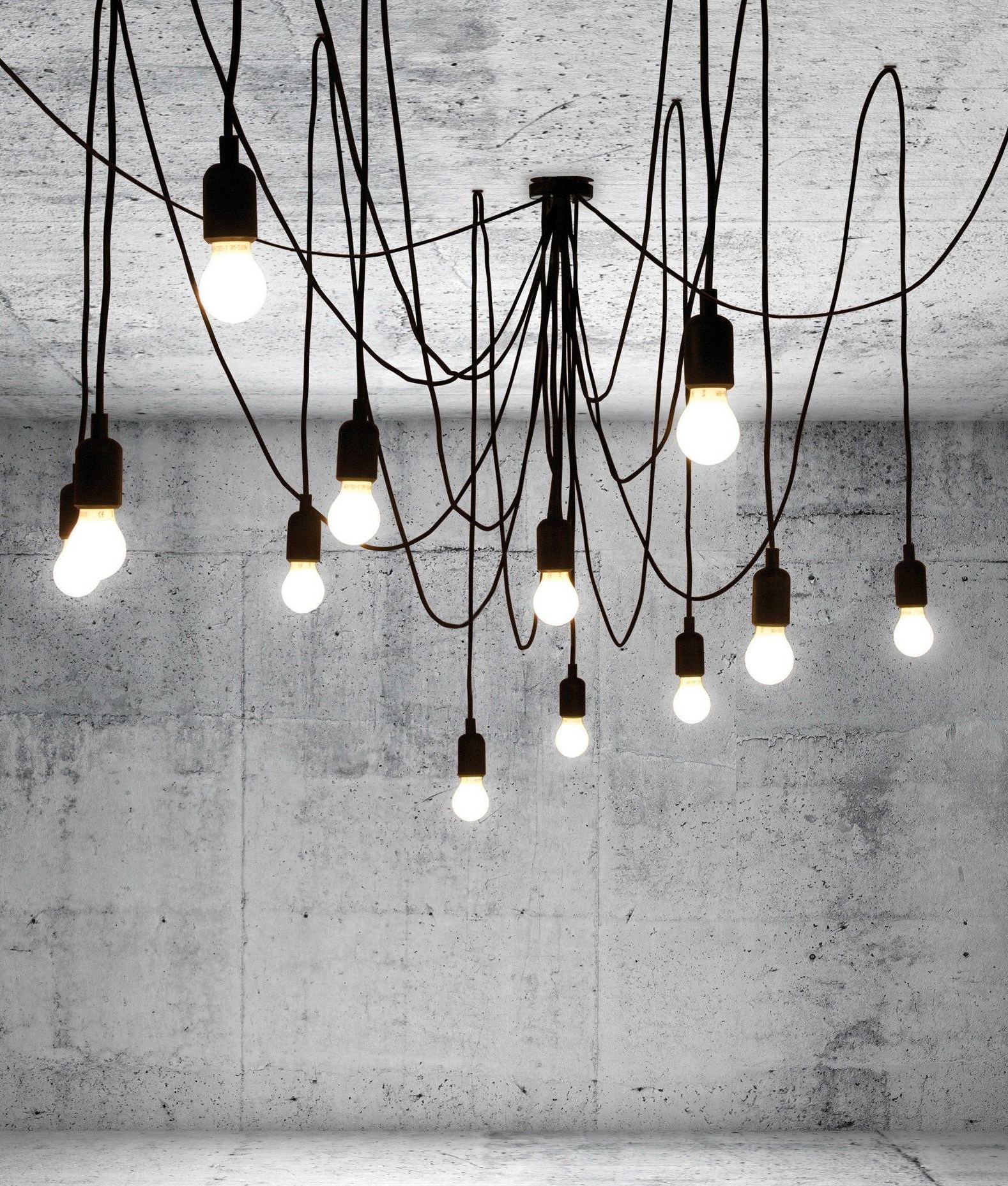Modern Multi Flex Chandelier With 14 Led Lamps Tap To Expand