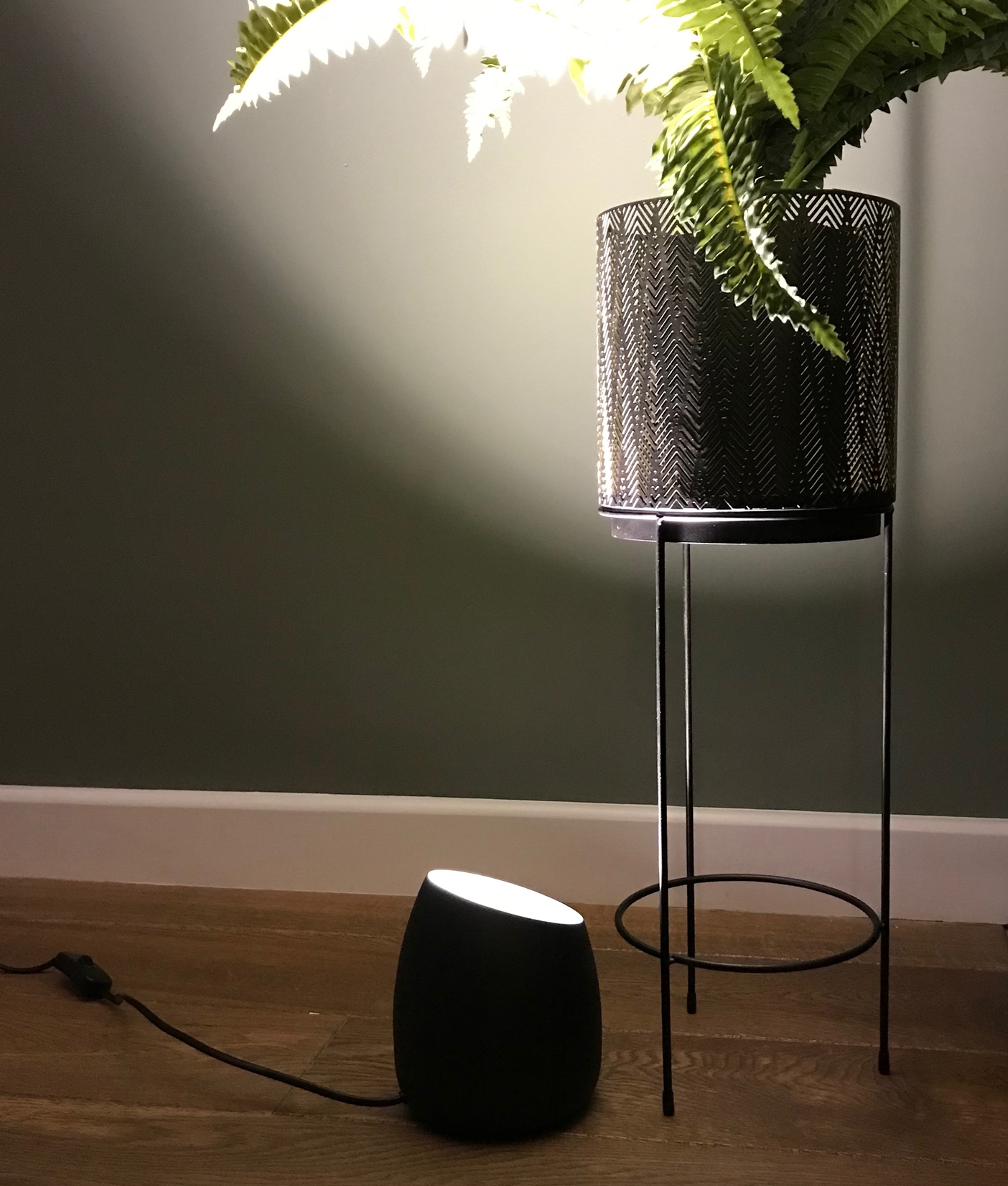 small uplighter floor lamp
