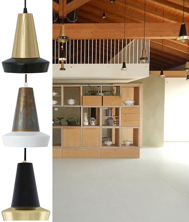 Contemporary Elongated Cone Pendant
