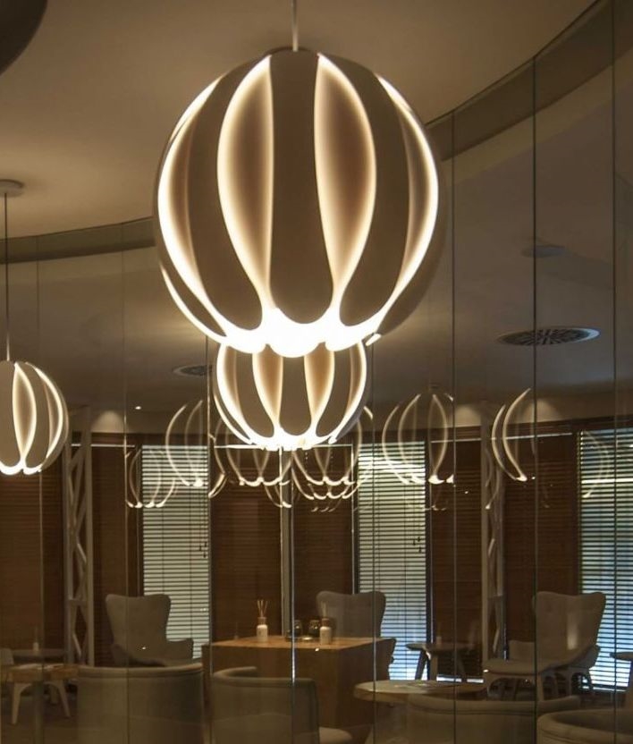 Metal Flower Pendant Light 2 Finishes Metal Closed Flower Pendant Light