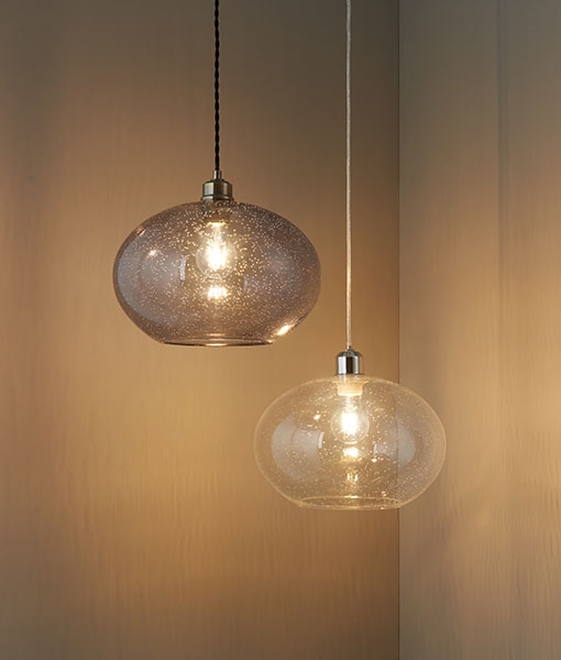 Bubble Glass Modern Light Pendant in Two Colours