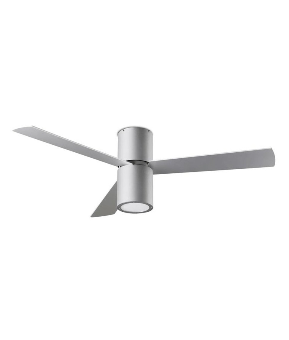 Slim And Trendy Ceiling Fan In Two Finishes And With Reversible Blades