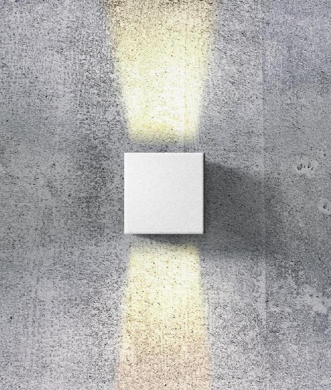 Adjustable Beam Interior Square Up & Down Wall Light